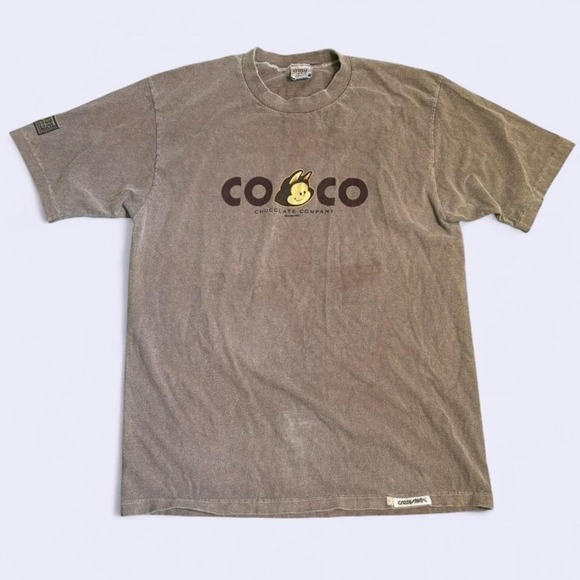 Vintage Hawaii Coco Chocolate Company Crazy Shirts Retro Brown Vacation Size M - Picture 1 of 8